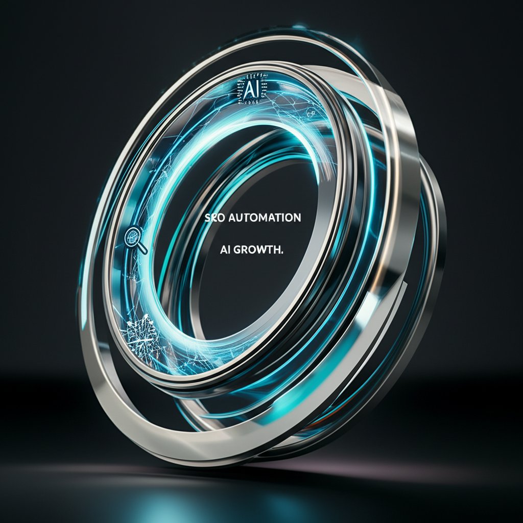 An illustrative image about: A high-fidelity rendering of a dynamic, three-dimensional 'Growth Flywheel' as the singular, clearly